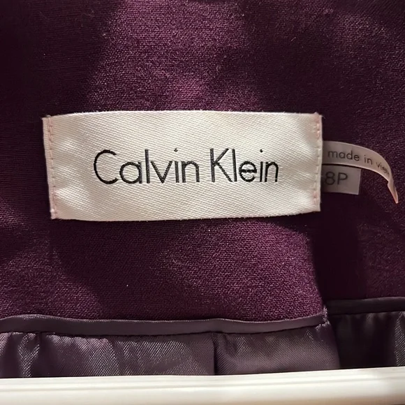 Calvin Klein Purple Women’s Blazer - Picture 2 of 4